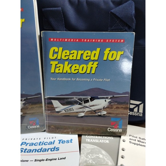 Cleared Takeoff Cessna Private Pilot Training CDs Syllabus Handbook Accessories - Picture 3 of 10